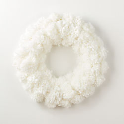 snowball wreath