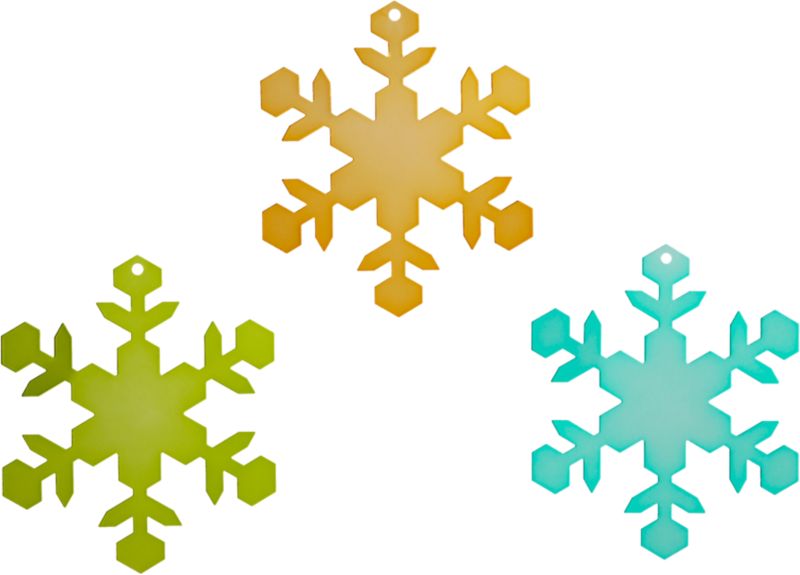 snowflake ornaments