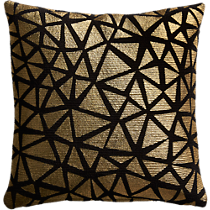 soiree black 16" pillow