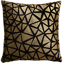 soiree black 16" pillow