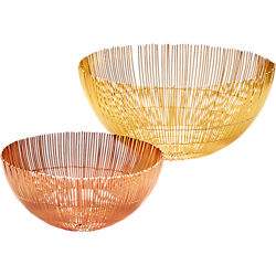 soleil wire bowls