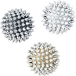 spike ball ornaments