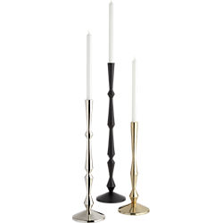 spindle metal taper candle holders