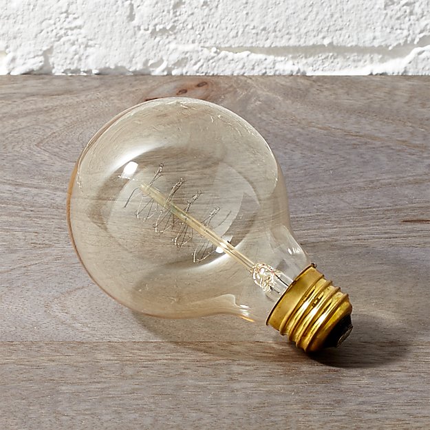 spiral filament 40W light bulb CB2