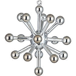 sputnik silver ornament