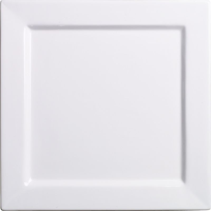 white square platter