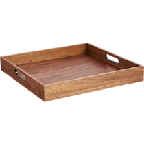 square walnut tray