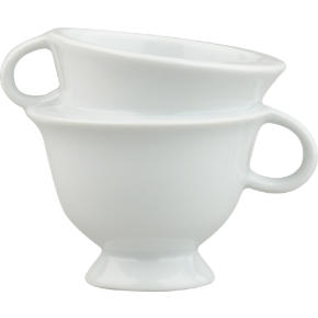 stacked teacup