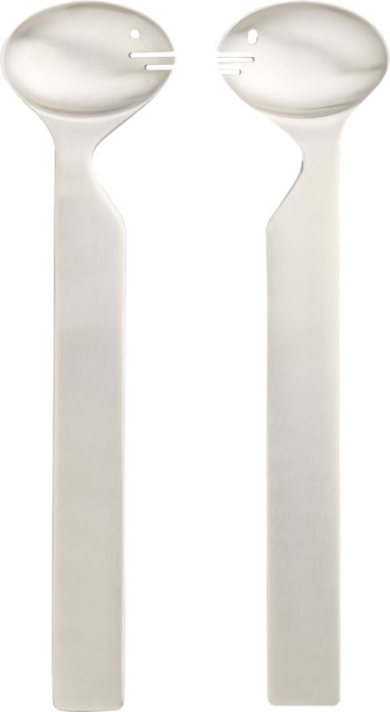 stainless steel salad servers set of two