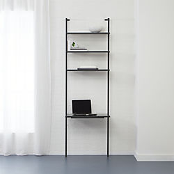stairway grey 96" desk