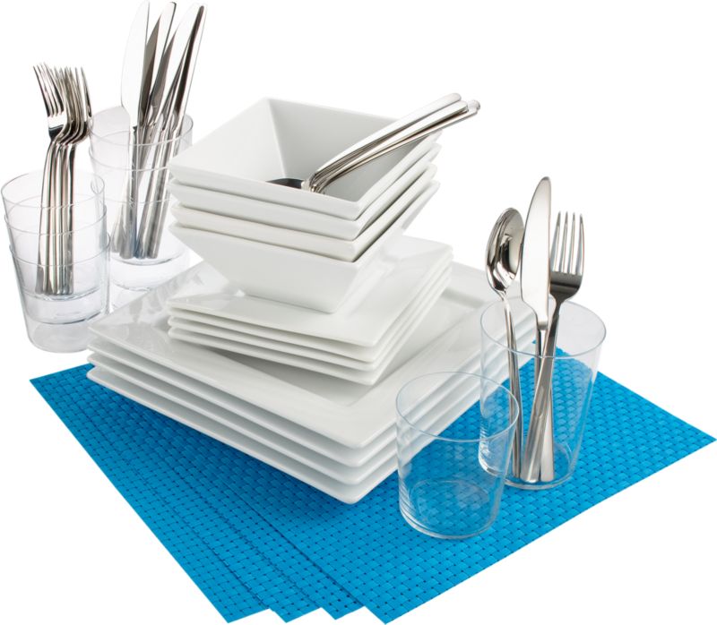 42-piece fab four dinner set