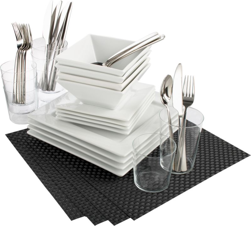 42-piece fab four dinner set