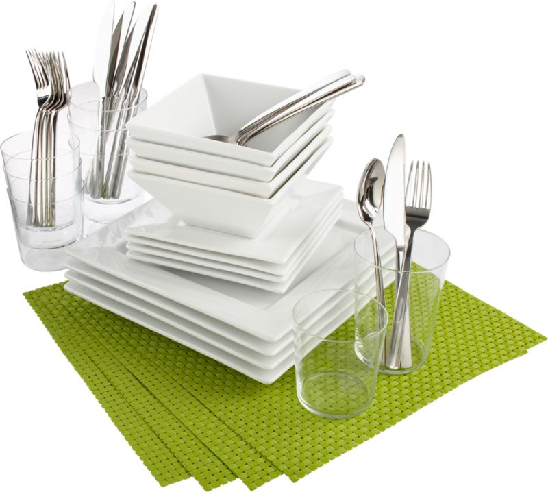42-piece fab four dinner set