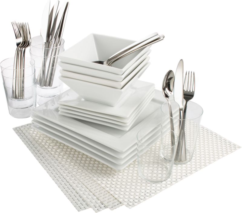 42-piece fab four dinner set