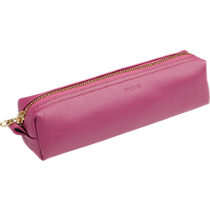 stash leather magenta pencil case