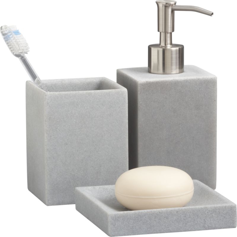 stone resin bath accessories