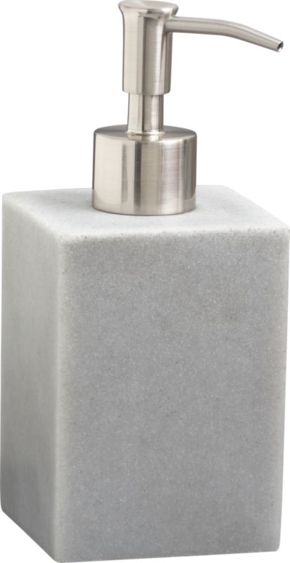 soap pump. 12 oz.; 3"sq.x4"H