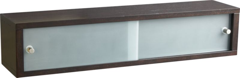 storage shelf with doors