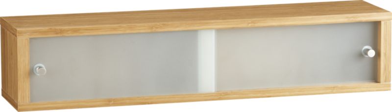 storage shelf with doors