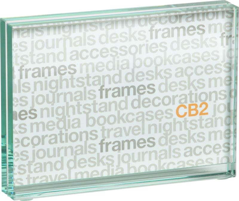 structure glass frame