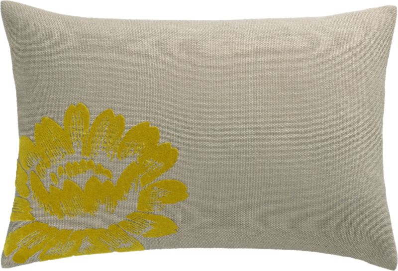 sunflower flock pillow