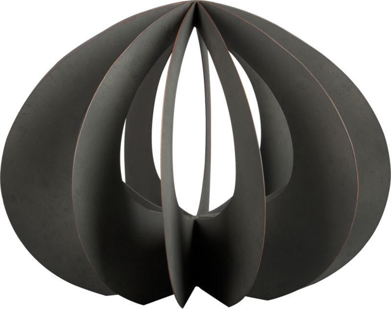 swirl small sculpture. 13" dia.x9.5"H