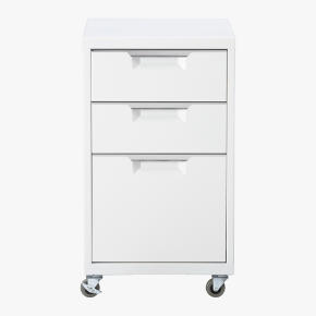 TPS white file cabinet