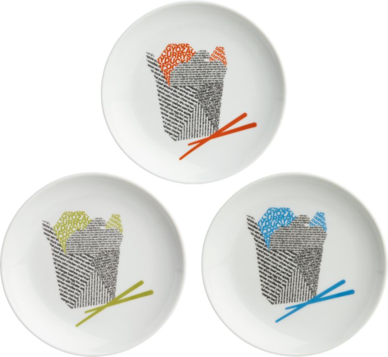 takeout appetizer plates