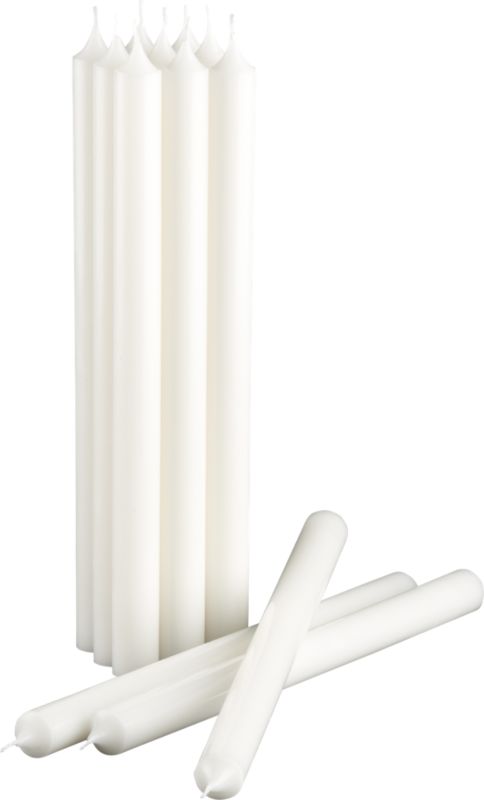 taper candles set of 12