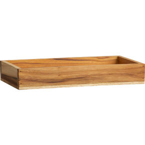 teak rectangular stacking box