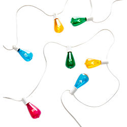 teardrop multi colored line lights