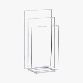 chrome towel rack
