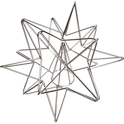 silver tree topper