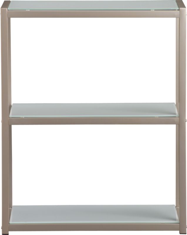 trig three-shelf bookcase