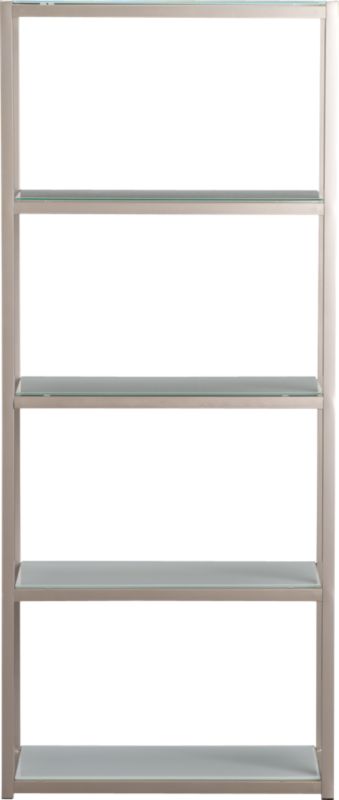 trig five-shelf bookcase