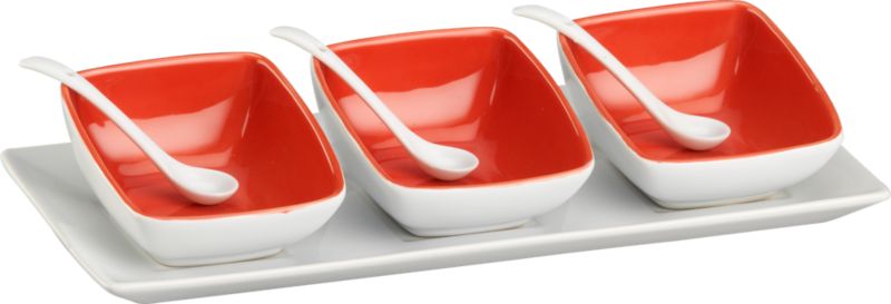 7-piece triplet server set