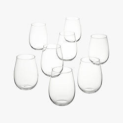 true stemless wine glasses set of eight