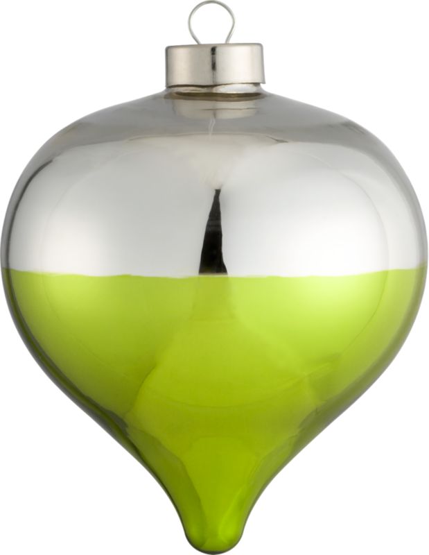 two-tone ornament