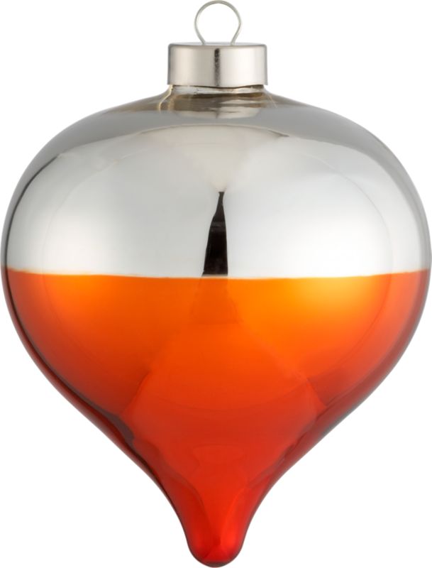 two-tone ornament