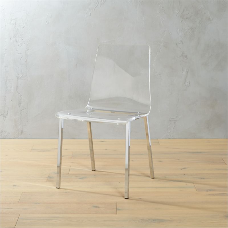 vapor acrylic chair | CB2