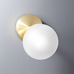vega bath 1 bulb brass wall sconce