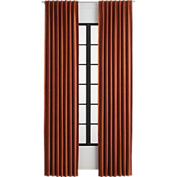 velvet amber curtain panel