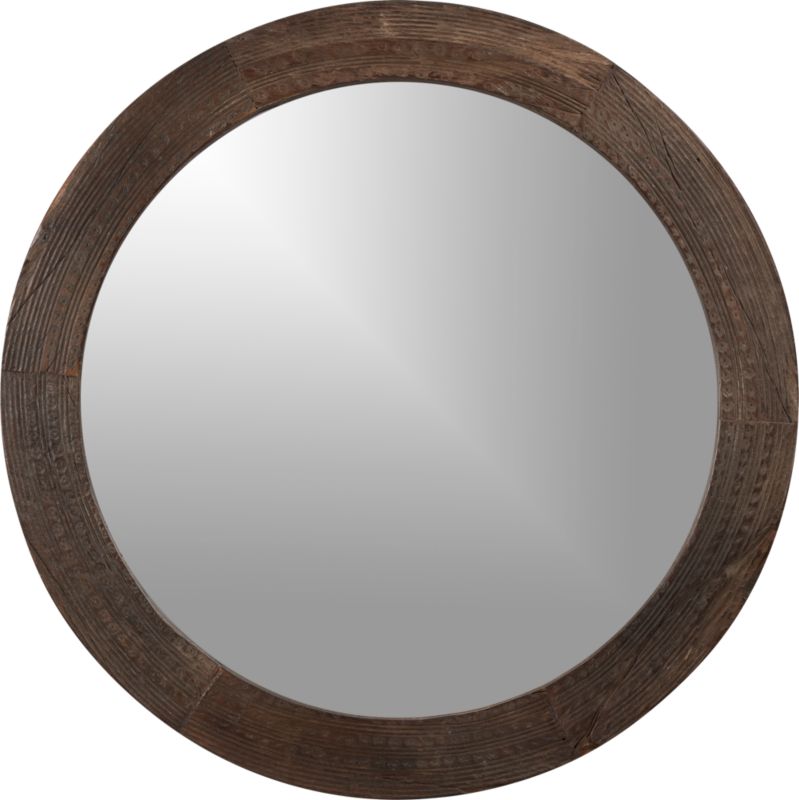 <span class='shipping'>sold out</span>wagon wheel mirror