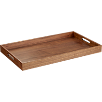 rectangular walnut tray