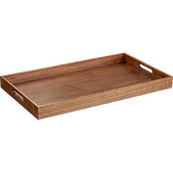 rectangular walnut tray