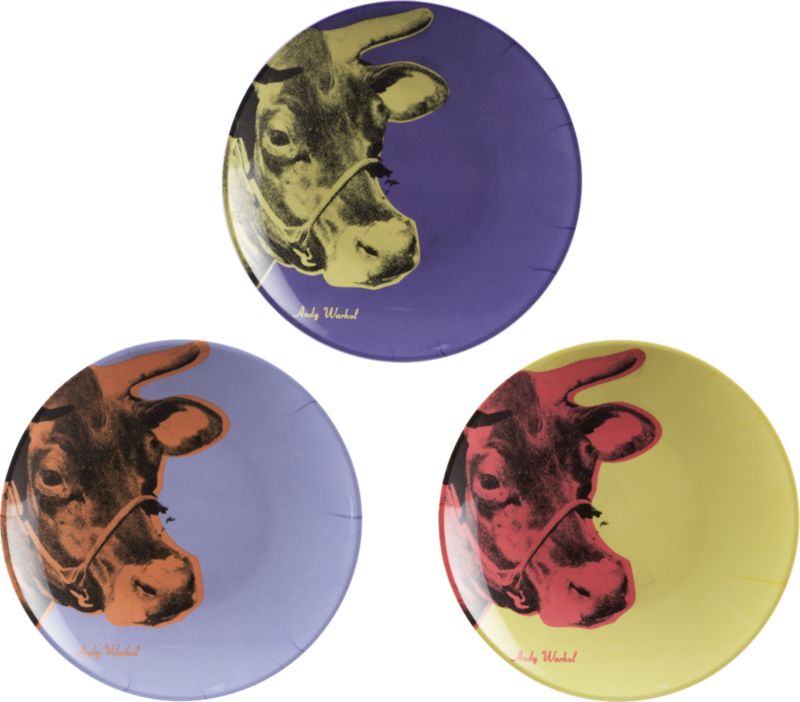 cow appetizer plates