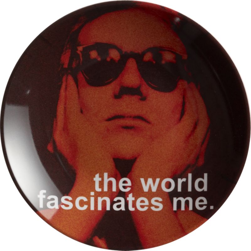 warhol quote plate