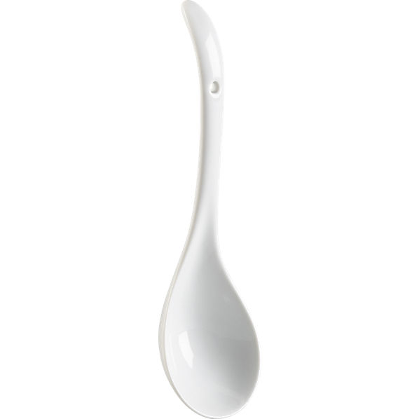 porcelain serving spoon CB2