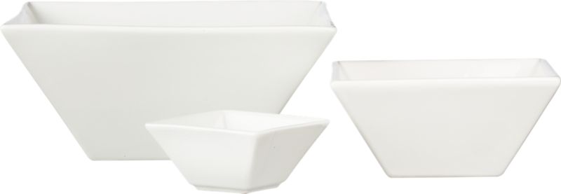 white square bowls