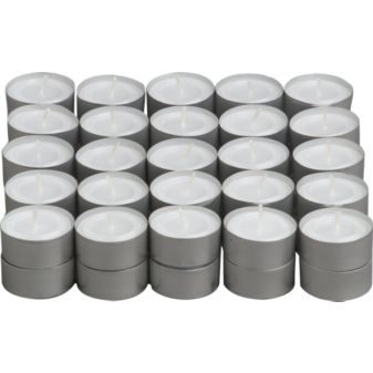 WhiteTeaLightsSet50